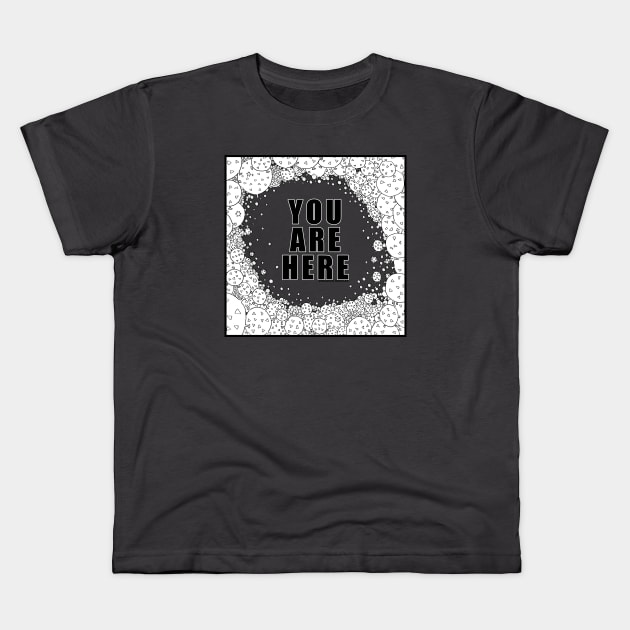 Covid: You Are Here Kids T-Shirt by ShannonWheeler